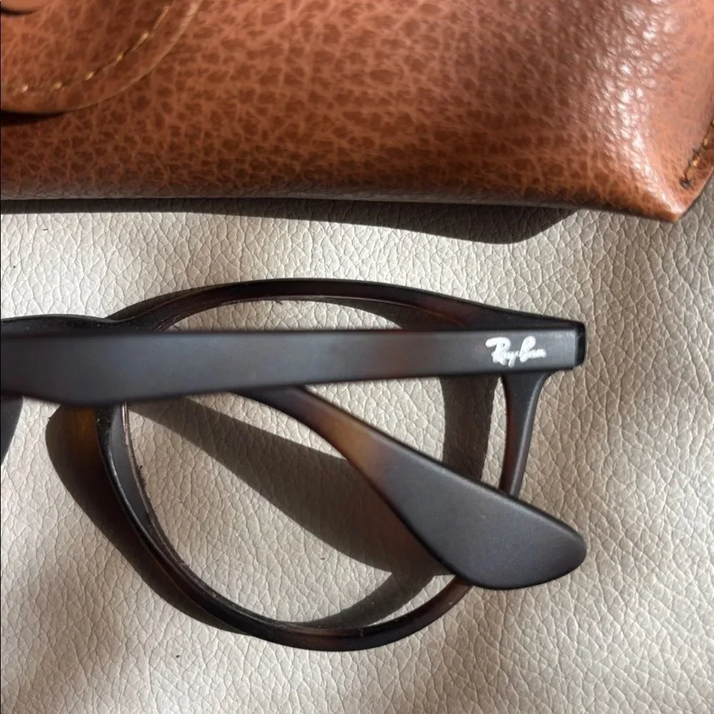 Ray-Ban RB7046 5365 Eyeglasses matte Tortoise Shell Rubber 51-18-140